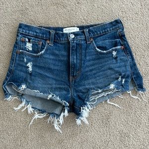 Denim shorts